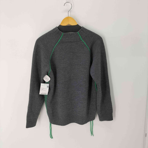 スドーク soduk 22AW Stitching Knit Top ステッチデザインモックネックニット レディース
