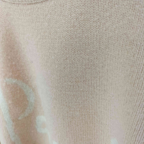 パパス papas ウールカシミヤ ロゴセーター メンズ JPN:L