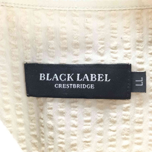 ブラックレーベルクレストブリッジ BLACK LABEL CRESTBRIDGE チェック柄シアサッカーシャツ メンズ JPN:XL