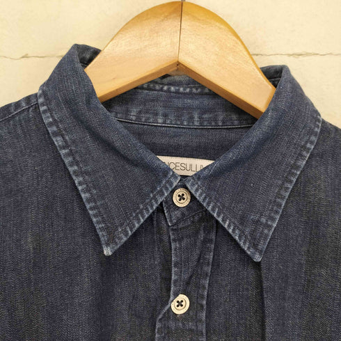 ジョンローレンスサリバン JOHN LAWRENCE SULLIVAN DENIM DRESS SHIRT メンズ 36