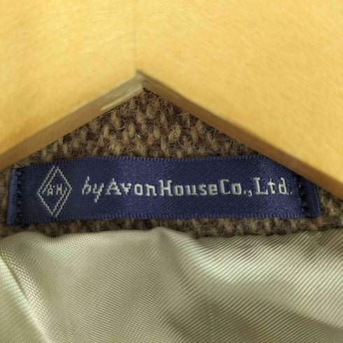 エーボンハウス AVON HOUSE ウール3Bテーラードジャケット くるみボタン メンズ 37R