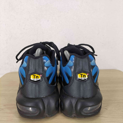 ナイキ NIKE AIR MAX PLUS BLACK/METALLIC SILVER-NEPTUNE BLUE メンズ 27