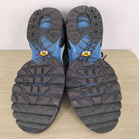 ナイキ NIKE AIR MAX PLUS BLACK/METALLIC SILVER-NEPTUNE BLUE メンズ 27