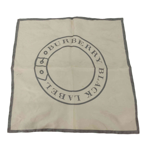 バーバリーブラックレーベル BURBERRY BLACK LABEL シルクハンカチ メンズ ONE SIZE