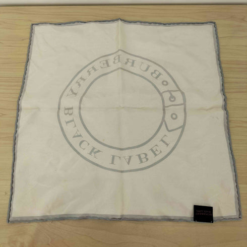 バーバリーブラックレーベル BURBERRY BLACK LABEL シルクハンカチ メンズ ONE SIZE
