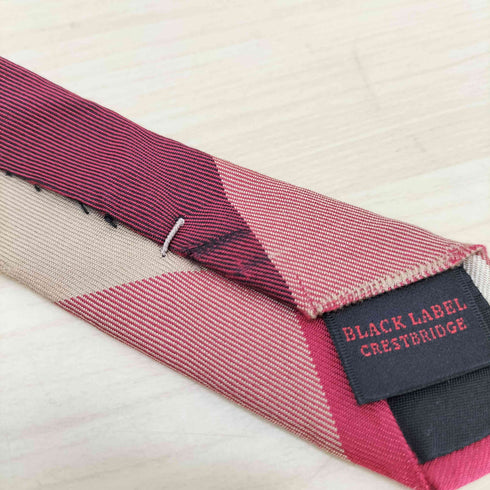 ブラックレーベルクレストブリッジ BLACK LABEL CRESTBRIDGE チェック柄シルクネクタイ メンズ ONE SIZE