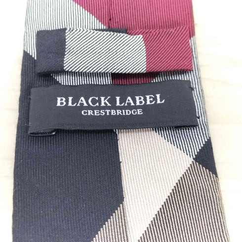 ブラックレーベルクレストブリッジ BLACK LABEL CRESTBRIDGE チェック柄シルクネクタイ メンズ ONE SIZE