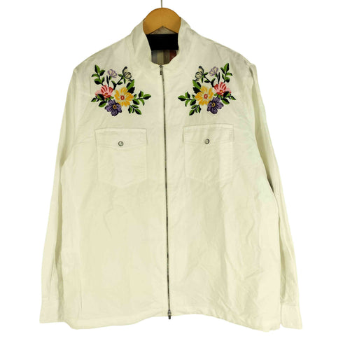 キス KITH 22ss floral oxford blake zip front shirt メンズ