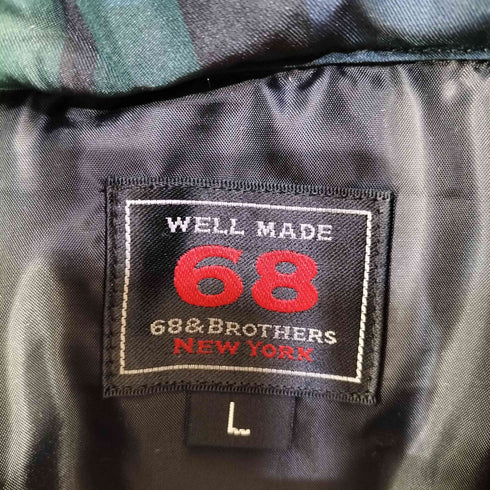 シックスティエイトアンドブラザーズ 68&BROTHERS Big Puff Jacket - Blackwatch メンズ JPN:L