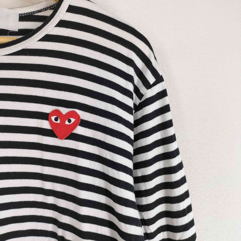 プレイコムデギャルソン PLAY COMME des GARCONS PLAY STRIPED T-SHIRT メンズ import:L