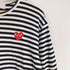 プレイコムデギャルソン PLAY COMME des GARCONS PLAY STRIPED T-SHIRT メンズ import:L