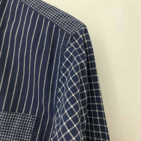タケオキクチ TAKEO KIKUCHI マルチパターン コットン ポリ B.D L/S シャツ メンズ JPN:2