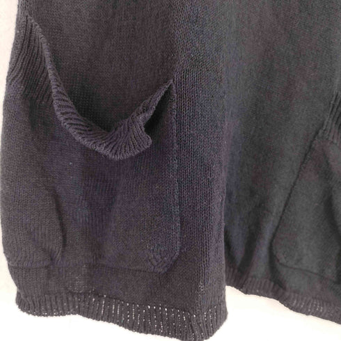 ヨウジヤマモトプールオム Yohji Yamamoto POUR HOMME 穴あき加工ステッチデザインニットベスト メンズ