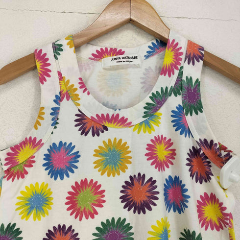 ジュンヤワタナベコムデギャルソン JUNYA WATANABE COMME des GARCONS AD2007 08SS 花柄タンクトップ レディース