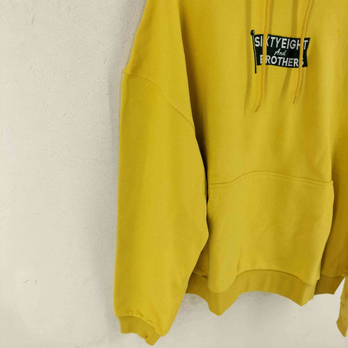 シックスティエイトアンドブラザーズ 68&BROTHERS Hooded Sweat FLAG emb. - Mustard メンズ JPN:XL