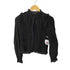 ザラ ZARA シャーリングフリルブラウス レディース import:M