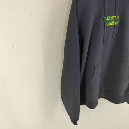 シックスティエイトアンドブラザーズ 68&BROTHERS Hooded Sweat FLAG emb. - Aging Black メンズ JPN:XL