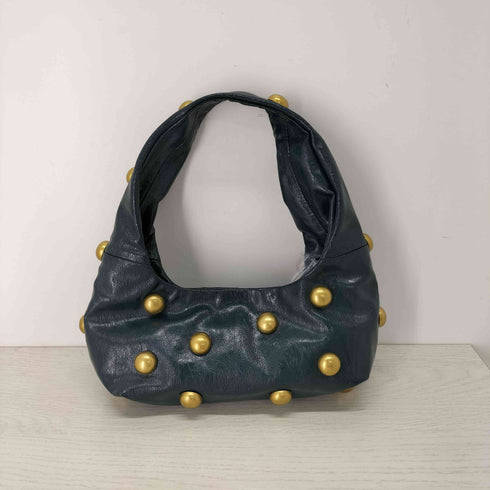 ザラ ZARA ビジュー付きショルダーバッグ レディース M