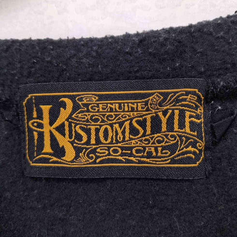 カスタムスタイル KUSTOMSTYLE 刺繍Vネックニット メンズ S