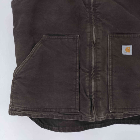 カーハート Carhartt ダックベスト 裏地ボア メンズ import:L