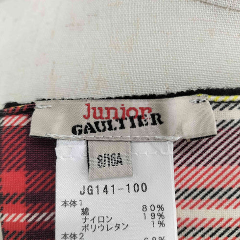 ジャンポールゴルチエ Jean Paul GAULTIER JUNIOR チェック柄切替マフラー メンズ
