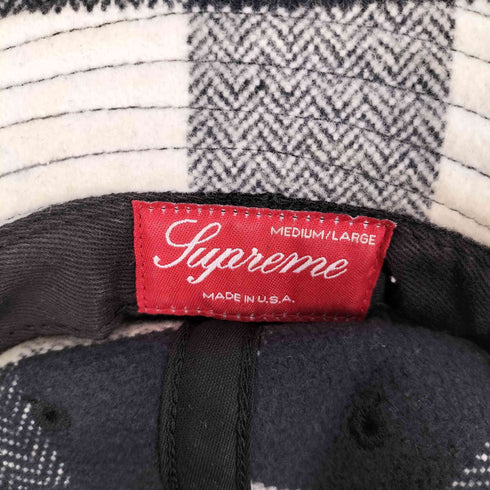 シュプリーム Supreme 14AW BUFFALO CHECK BELL HAT メンズ
