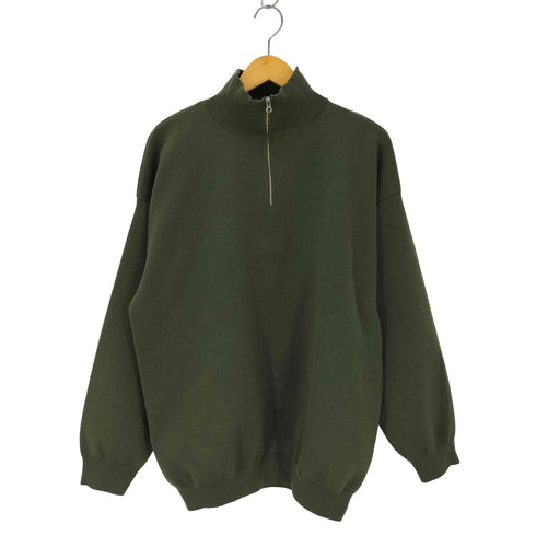 アイテムズ アーバンリサーチ ITEMS URBAN RESEARCH ミラノリブハーフZIP ニットプルオーバー メンズ JPN:L