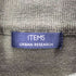 アイテムズ アーバンリサーチ ITEMS URBAN RESEARCH ミラノリブハーフZIP ニットプルオーバー メンズ JPN:L