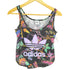 アディダス adidas 総柄タンクトップ レディース S