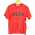エムエスジーエム MSGM ロゴプリント半袖Tシャツ メンズ S