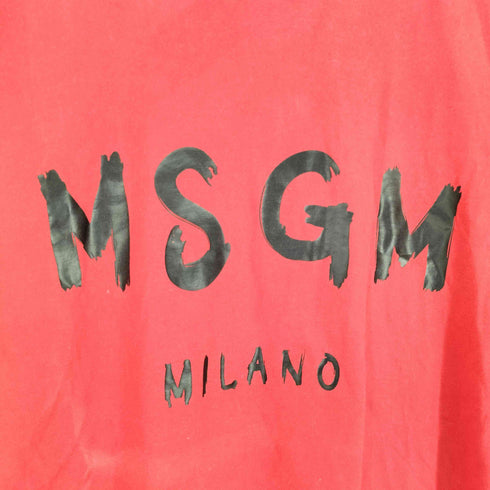 エムエスジーエム MSGM ロゴプリント半袖Tシャツ メンズ S