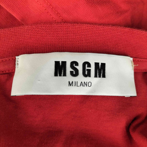 エムエスジーエム MSGM ロゴプリント半袖Tシャツ メンズ S