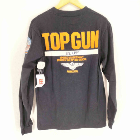 アヴィレックス AVIREX U.S.NAVY TOPGUN long sleeve メンズ M