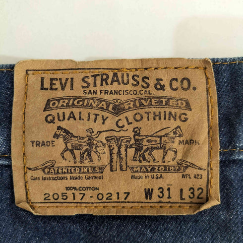リーバイス Levis 80s 20517-0217 ブーツカットデニムパンツ オレンジタブ ボタン裏535 メンズ W31 L32