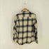 ファイブブラザー FIVE BROTHER MADE IN INDIA 猫目ボタン 両ポケ オンブレチェック コットンネルシャツ メンズ import:S