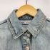ザラ ZARA RIPPED OVERSIZED OVERSHIRT オーバーサイズ デニム シャツ ジャケット レディース import:M