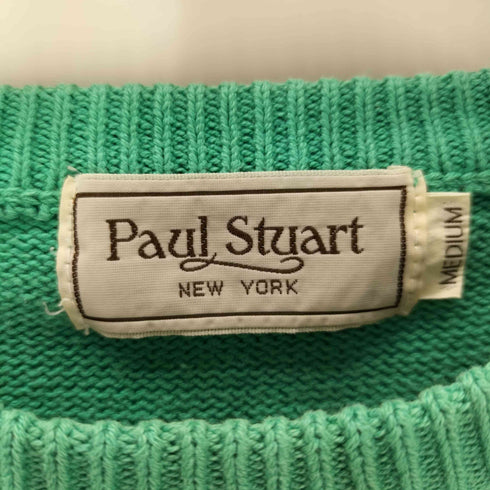ポールスチュアート Paul Stuart コットンクルーネックニットセーター レディース import:M