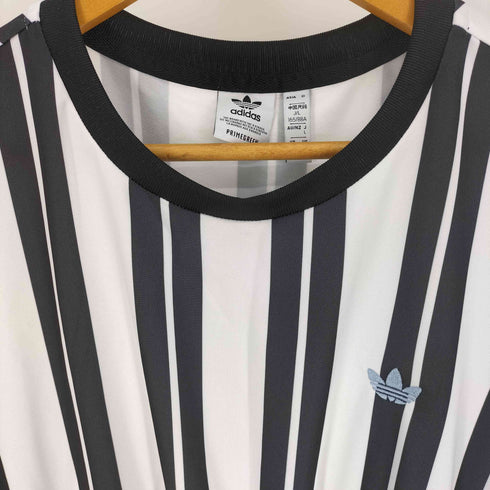 アディダスオリジナルス adidas Originals Smocked Stripe Dress スモック ストライプ ドレス ワンピース パフォーマンス ロゴ 刺繍 レディース JPN:L