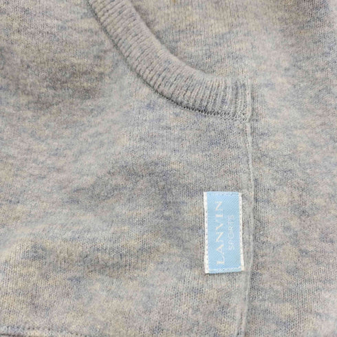ランバン LANVIN SPORT ファー ジップアップ ニット ベスト メンズ 40