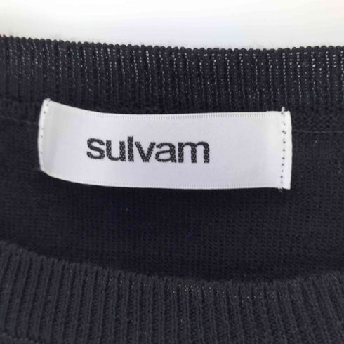 サルバム sulvam アシンメトリー ウール ニット メンズ JPN:S