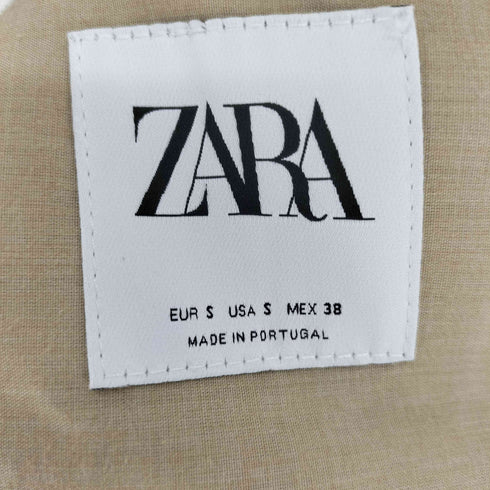ザラ ZARA ネイティブ 総柄 コットン ジップアップ シャツ ジャケット メンズ import:S