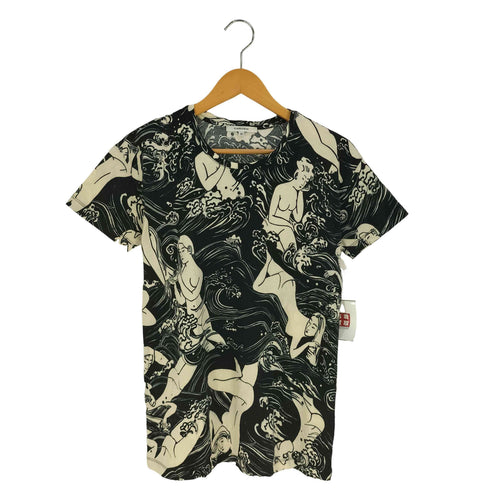 カルヴェン CARVEN 和柄 コットン クルーネックTシャツ メンズ import:XS