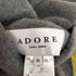 アドーア ADORE カシミヤ混 ウール リバーシブル ノーカラーコート レディース 36