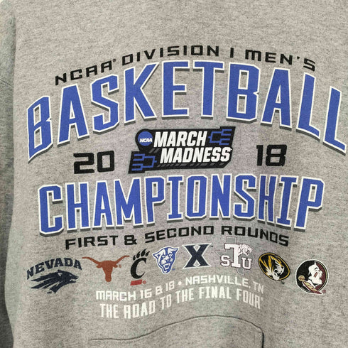 チャンピオン Champion BASKETBALL 2018 フロントプリントプルオーバーパーカー メンズ JPN:S