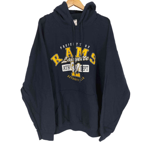 ギルダン GILDAN RAMS フロントプリントプルオーバーパーカー メンズ JPN:XL