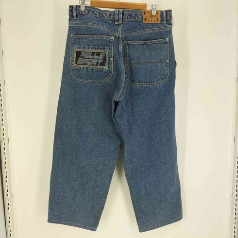 ペレペレ pelle pelle 90S marc buchanan ラバー メッシュ ロゴ バギー デニム パンツ メンズ 36