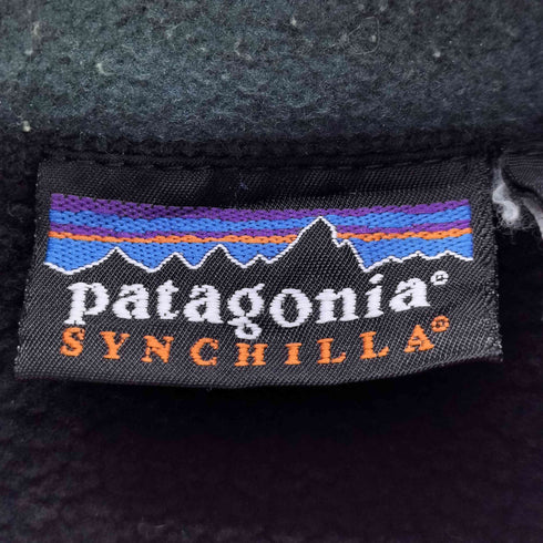 パタゴニア patagonia 90S SYNCHILLA 雪ありタグ ジップアップ フリースベスト メンズ JPN:XXL