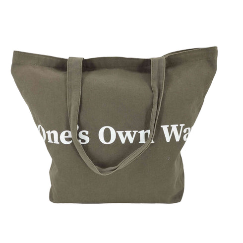 ones own way キャンバス トート メンズ