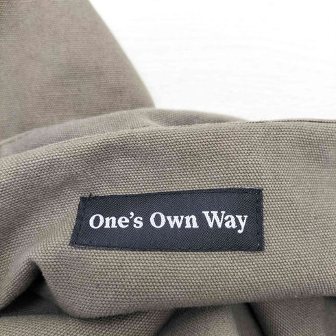 ones own way キャンバス トート メンズ