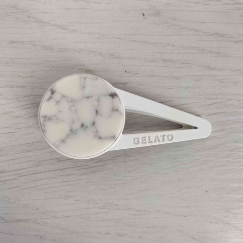 ジェラートピケ gelato pique ロゴ&ストーンヘアクリップ アイスクリーム レディース FREE